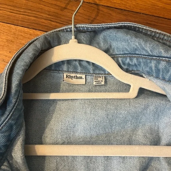 Rhythm Light Blue Denim Jacket - Picture 5 of 5